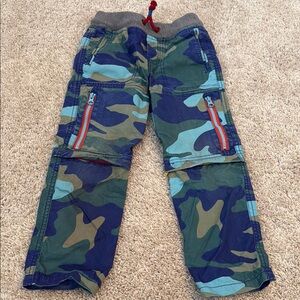 Mini Boden Camouflage Cargo Pants
